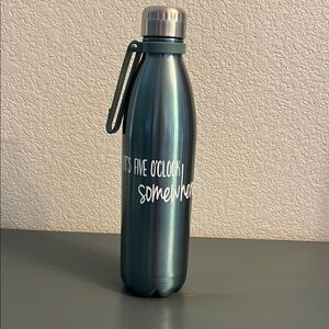 Stainless Steel Water Bottle with Carabiner